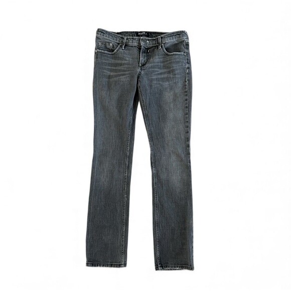 Allen B Schwartz Jeans Womens Gray Denim Straight Leg 30 x 31 Size 29 - Picture 1 of 14